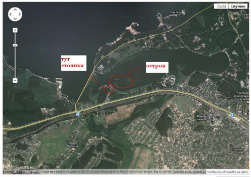 Минское море карта